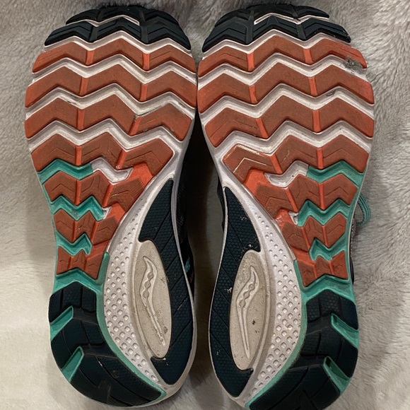 Saucony Zealot ISO 2 Silver Mint Coriander Green Athletic Running Shoes Sz 6 VGC - Picture 13 of 13